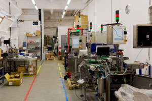 Оборудование в процессе сборки