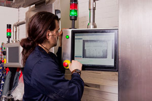 Панель управления станции послойной агрегации TraceWay A1