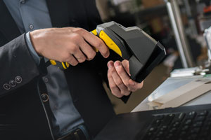 Промышленный сканер для Data Matrix кодов